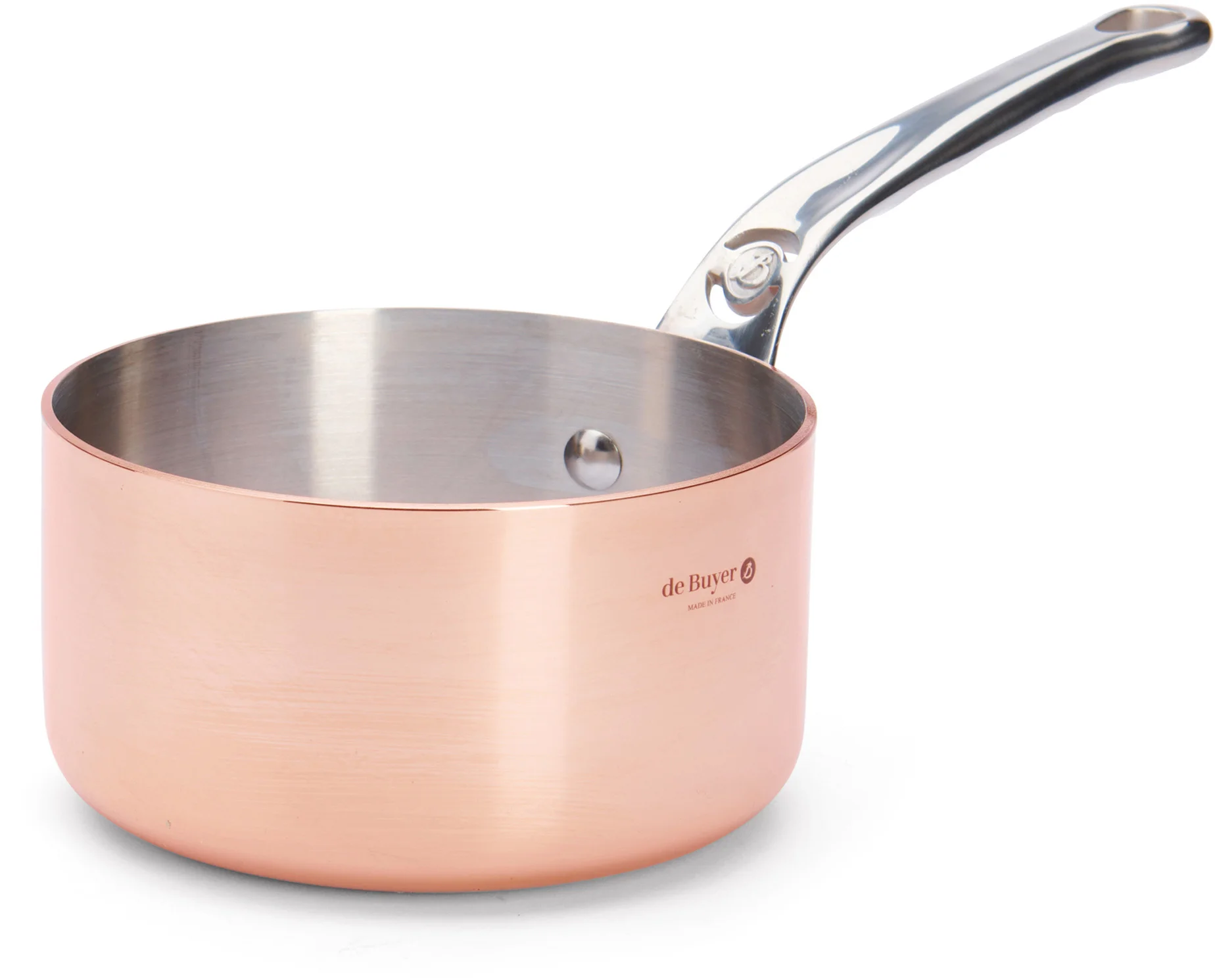 PRIMA MATERA Rondel miedziany prosty wysoki 16 cm / DE BUYER