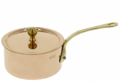 INOCUIVRE TRADITION Rondel miedziany z pokrywką 9 cm / DE BUYER