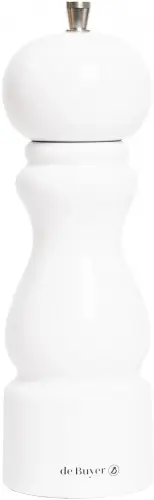 RUMBA Młynek do pieprzu 20 cm biały lakierowany / DE BUYER