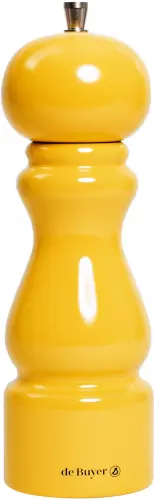 RUMBA Młynek do pieprzu 20 cm żółty lakierowany / DE BUYER