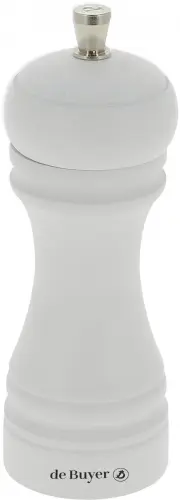 JAVA Młynek do pieprzu 14 cm biały matowy / DE BUYER