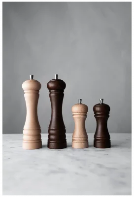 JAVA Młynek do pieprzu 14 cm ciemny brąz / DE BUYER