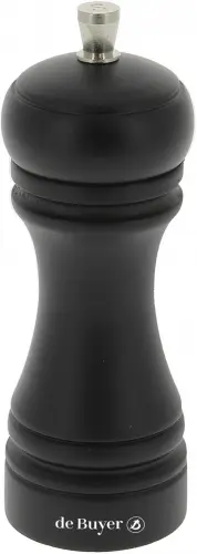 JAVA Młynek do pieprzu 14 cm czarny matowy / DE BUYER