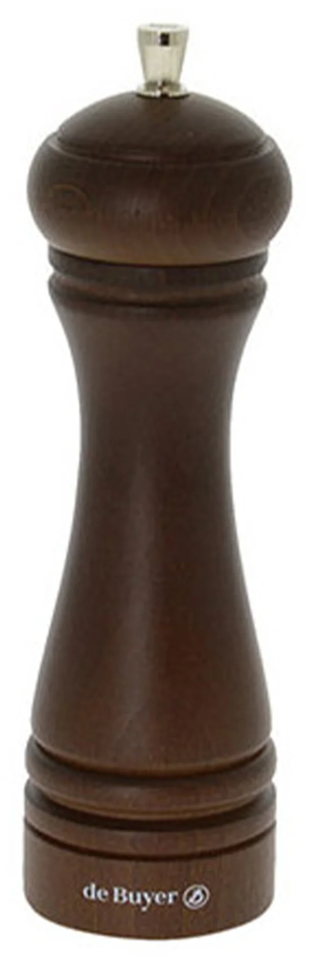 JAVA Młynek do pieprzu 18 cm ciemny brąz / DE BUYER