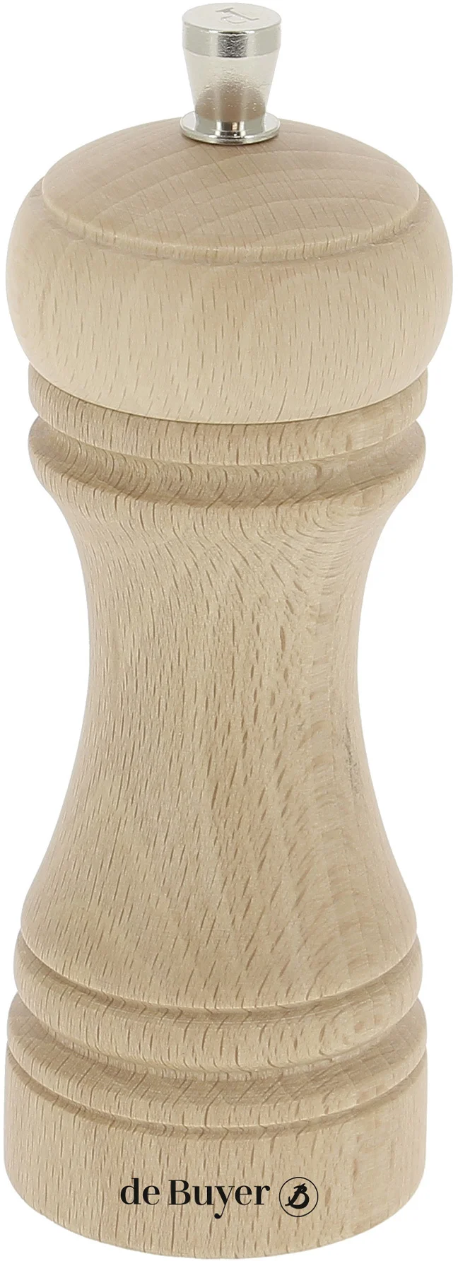 JAVA Młynek do soli 14 cm naturalny / DE BUYER