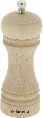 JAVA Młynek do soli 14 cm naturalny / DE BUYER