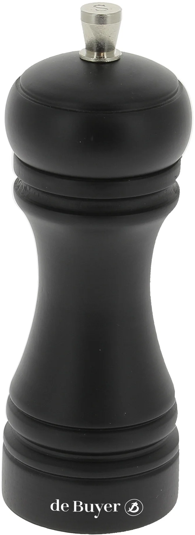 JAVA Młynek do soli 14 cm czarny matowy / DE BUYER