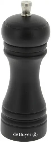 JAVA Młynek do soli 14 cm czarny matowy / DE BUYER