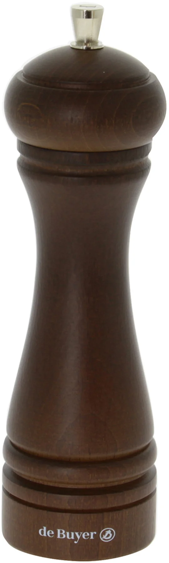 JAVA Młynek do soli 18 cm ciemny brąz / DE BUYER