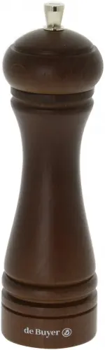 JAVA Młynek do soli 18 cm ciemny brąz / DE BUYER