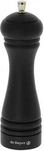 JAVA Młynek do soli 18 cm czarny matowy / DE BUYER