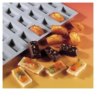 ELASTOMOULE Silikonowa mata do ciastek mini ciast / DE BUYER