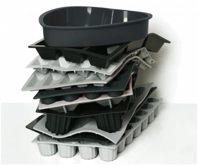 ELASTOMOULE Silikonowa mata do ciastek cylindrów / DE BUYER