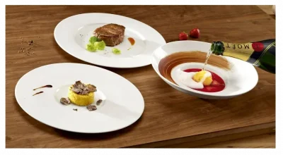 FINE DINE Talerz płaski 27 cm biały / RAK PORCELAIN