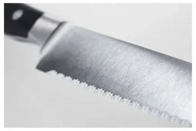 IKON Nóż do chleba, podwójnie ząbkowane ostrze 23 cm / WÜSTHOF