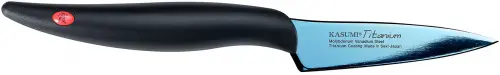 TITANIUM Nóż japoński do warzyw 8 cm niebieski / KASUMI