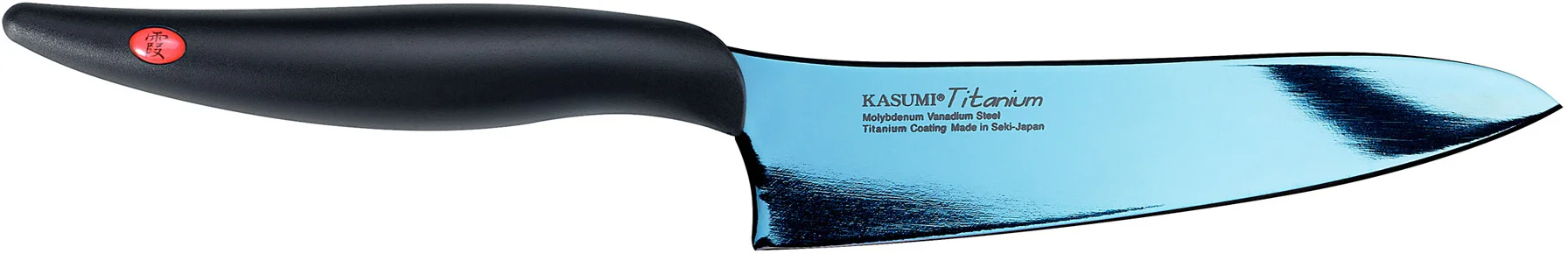 TITANIUM Nóż japoński szefa kuchni 13 cm niebieski / KASUMI