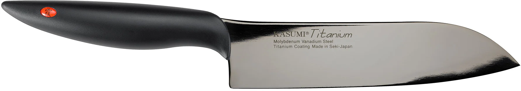 TITANIUM Nóż japoński Santoku 18 cm / KASUMI