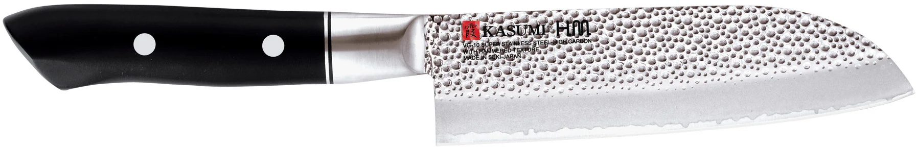 VG-10 HM Nóż japoński Santoku mały kuty 13 cm  młotkowany / KASUMI
