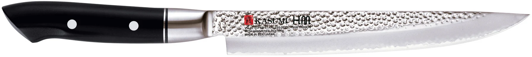 VG-10 HM Nóż japoński wąski kuty 20 cm  młotkowany / KASUMI