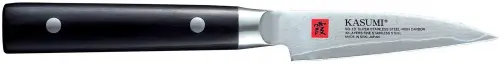 DAMASCUS Nóż japoński do carvingu / oczkowania 8 cm ze stali damasceńskiej/ KASUMI