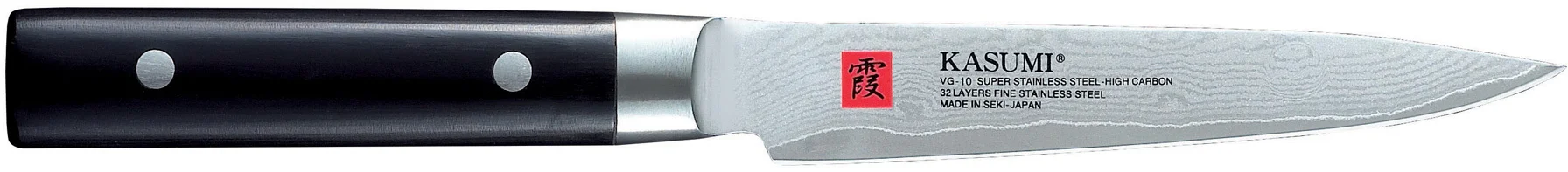 DAMASCUS Nóż japoński uniwersalny krótki 12 cm ze stali damasceńskiej / KASUMI
