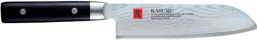 DAMASCUS Nóż japoński Santoku 18 cm ze stali damasceńskiej / KASUMI