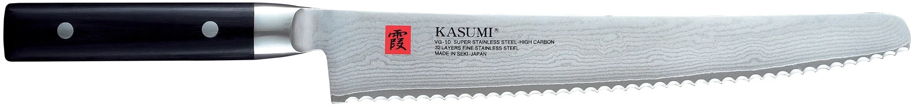 DAMASCUS Nóż japoński do chleba ze stali damasceńskiej / KASUMI