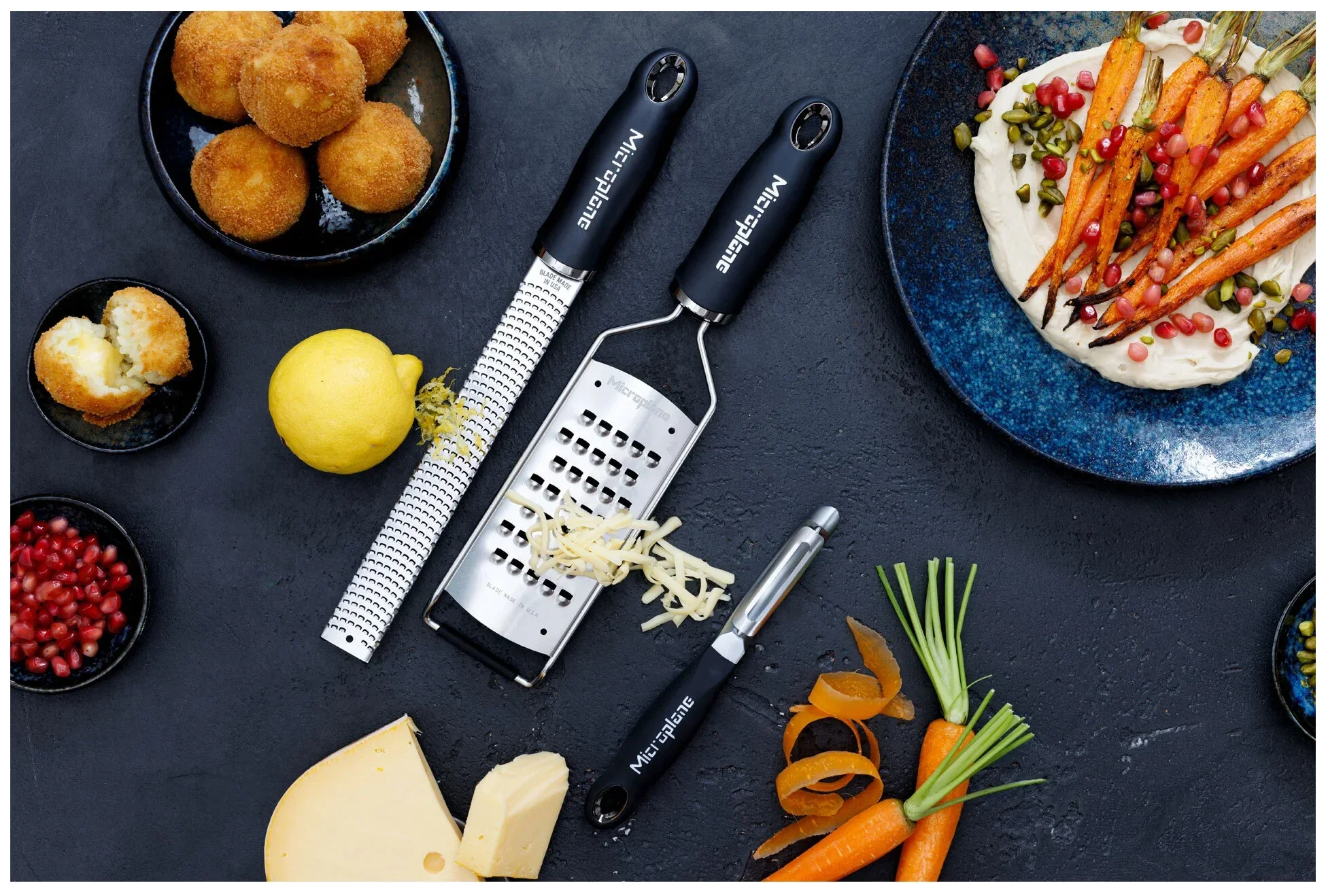 MICROPLANE Zestaw tarek z obieraczką GOURMET