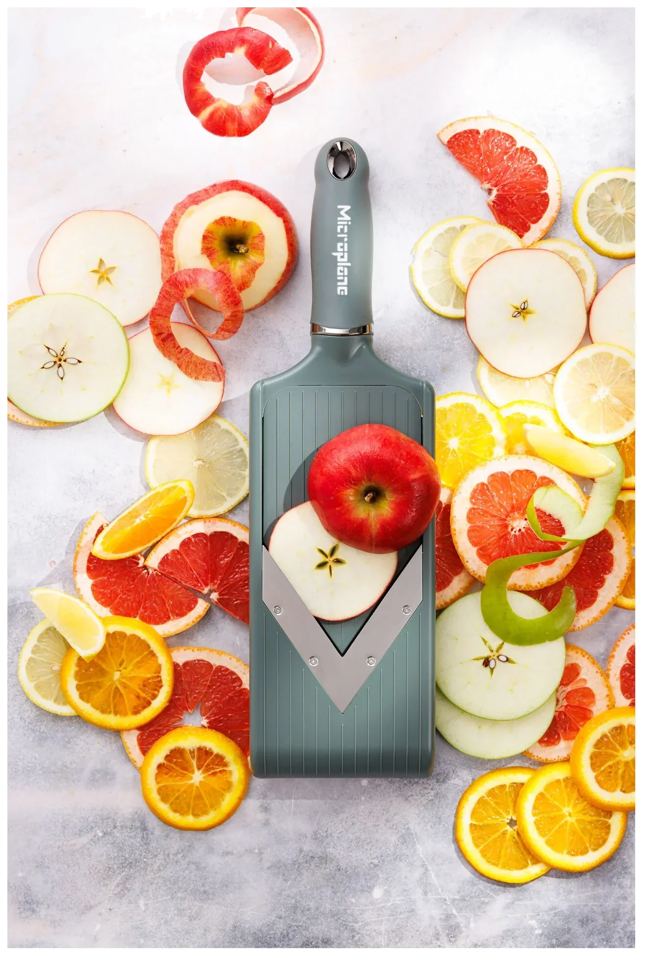 MICROPLANE Mandolina PureCut SPECIALTY eukaliptusowa zieleń