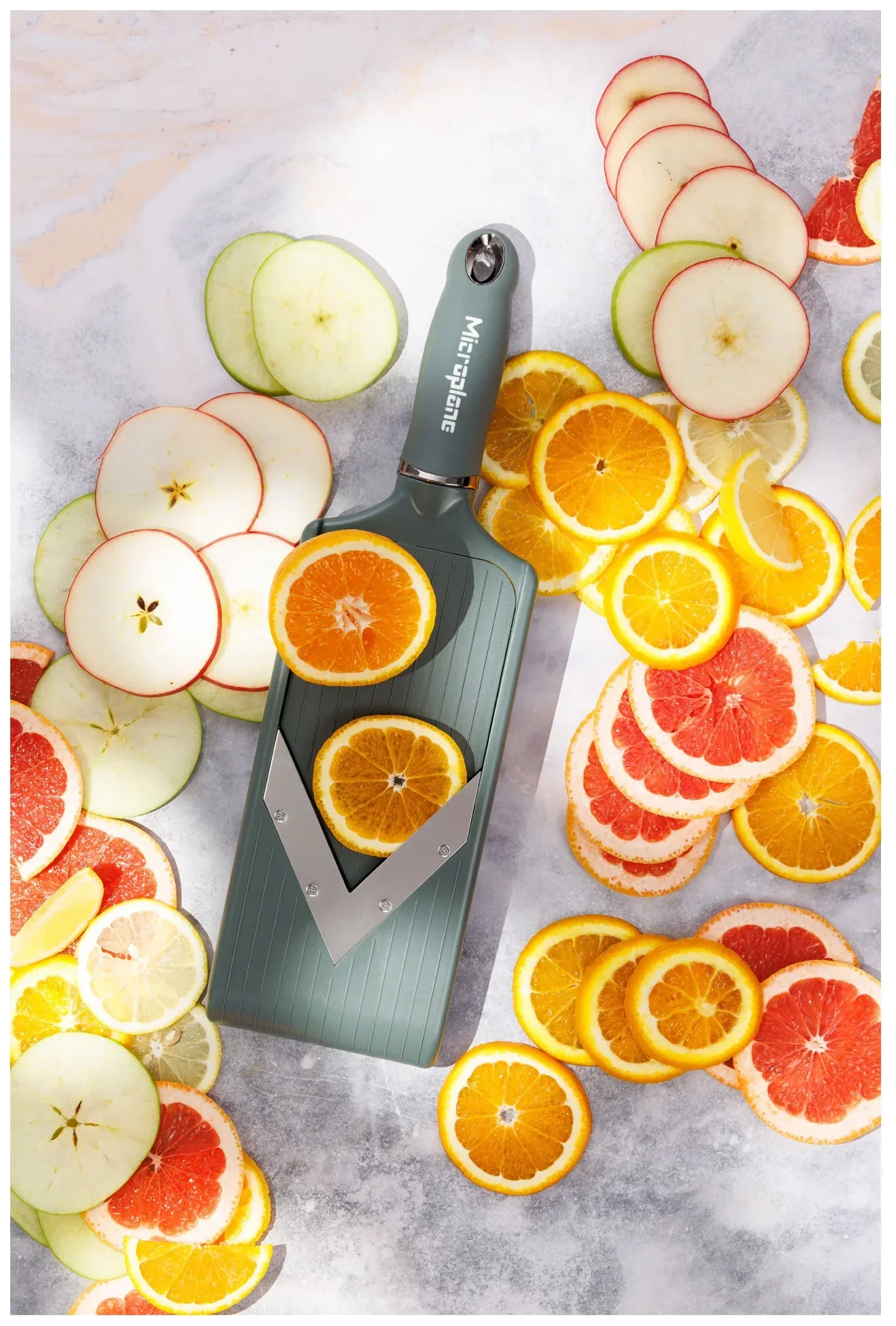 MICROPLANE Mandolina PureCut SPECIALTY eukaliptusowa zieleń
