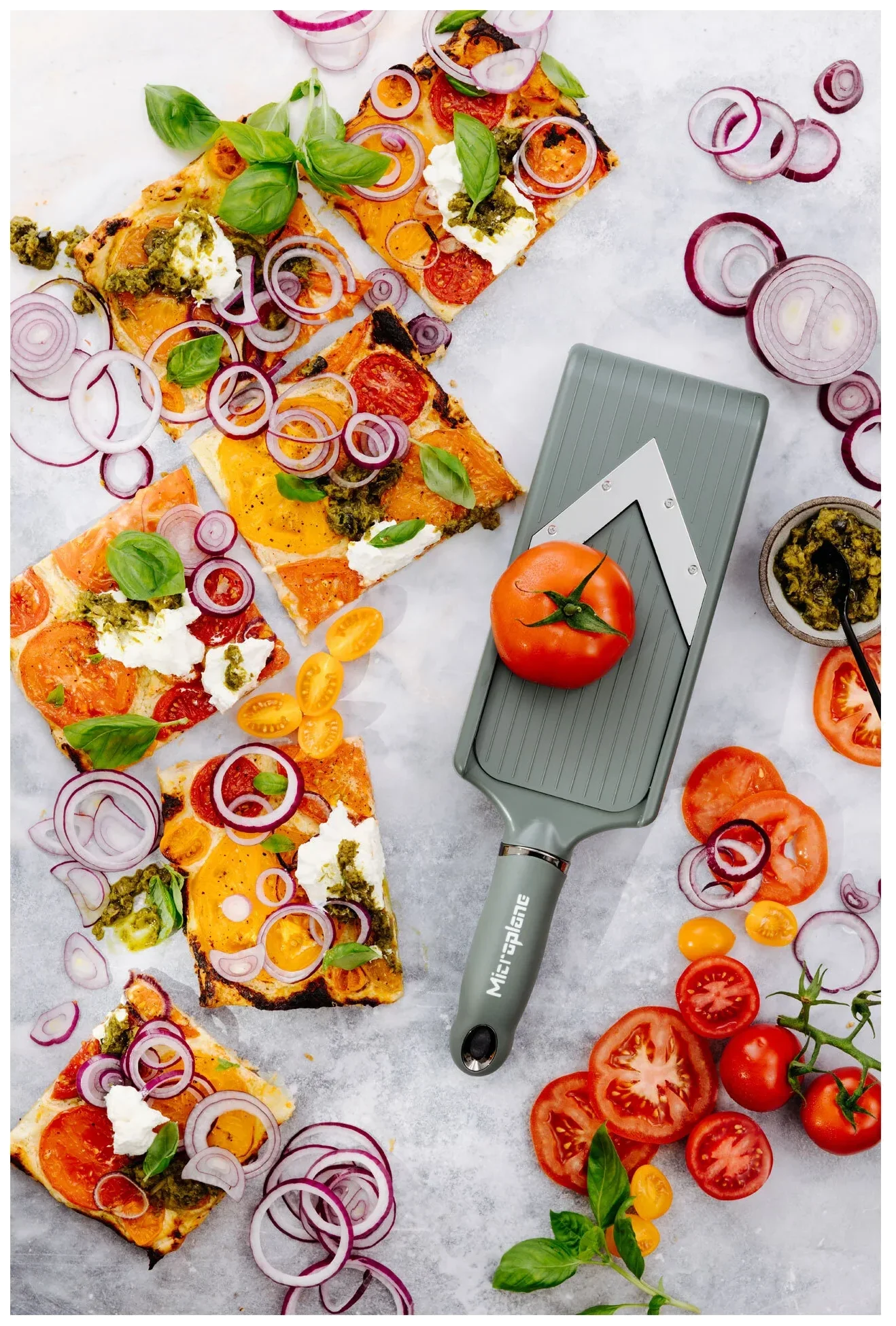 MICROPLANE Mandolina PureCut SPECIALTY eukaliptusowa zieleń