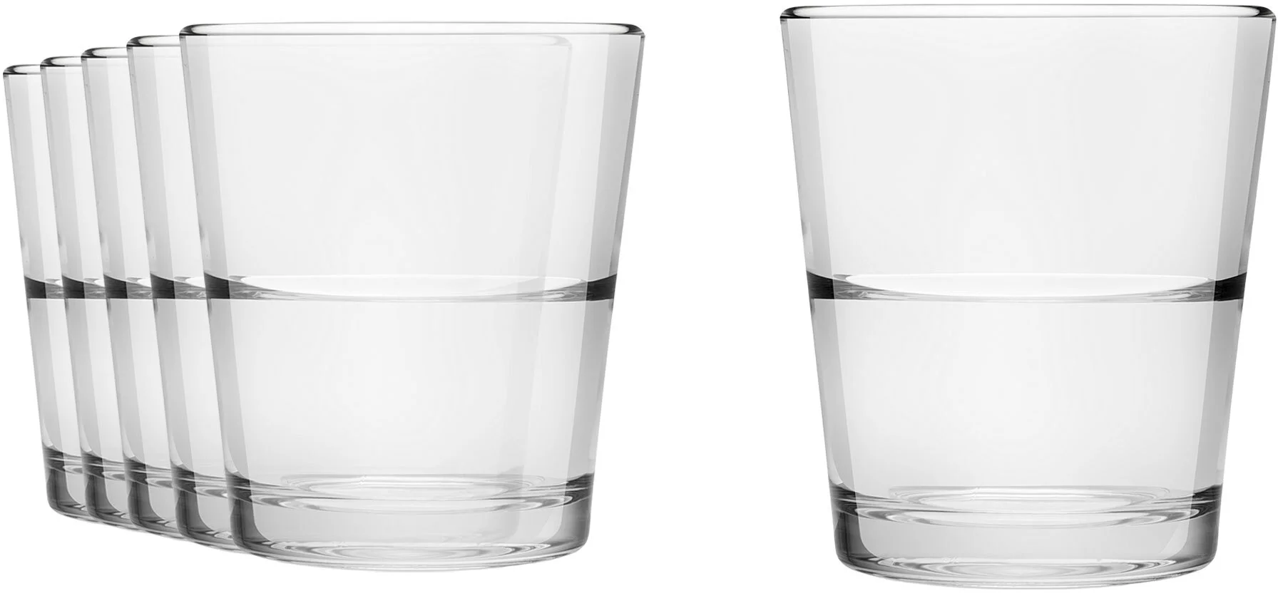 UP-ON Szklanka niska 215 ml (kpl. 6szt.) / ONIS