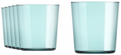 CIDRA COLOR Szklanka 390 ml, niebieska (kpl. 6 szt) / ONIS