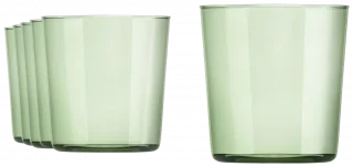 CIDRA COLOR Szklanka 390 ml, zielona (kpl. 6 szt) / ONIS