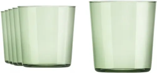 CIDRA COLOR Szklanka 390 ml, zielona (kpl. 6 szt) / ONIS