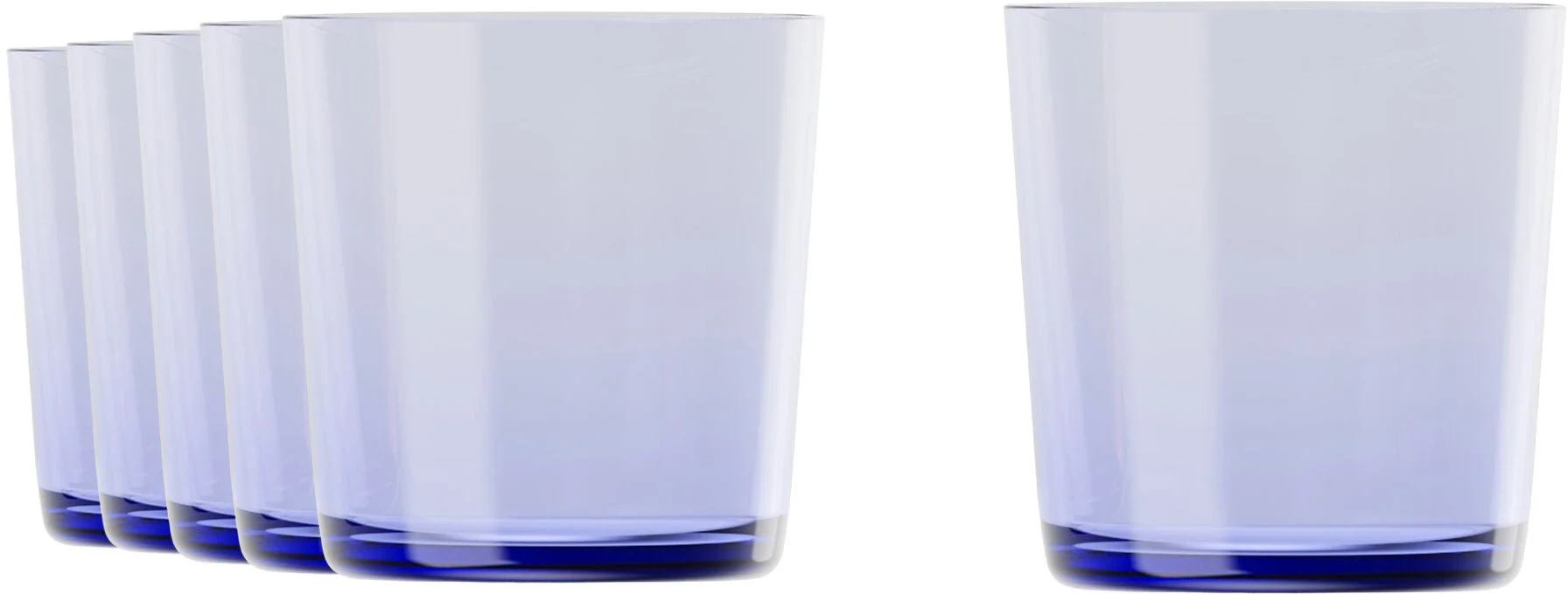 ONIS Szklanka CIDRA COLOR 390 ml fioletowa, kpl. 6 szt.