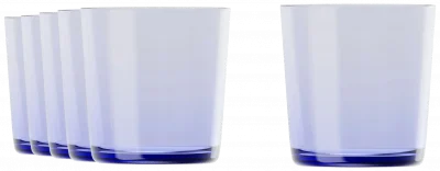 ONIS Szklanka CIDRA COLOR 390 ml fioletowa, kpl. 6 szt.