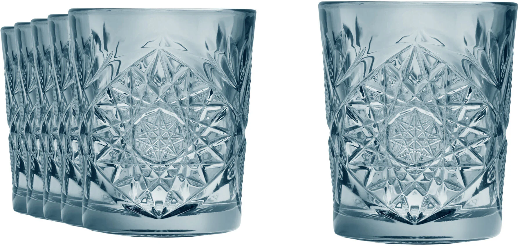 HOBSTAR Szklanka 355 ml  BLUE (kpl. 6szt.) / ONIS