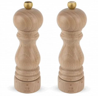 PARIS Zestaw młynków sól + pieprz 18 cm, naturalny