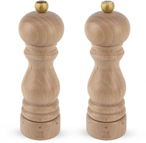 PARIS Zestaw młynków sól + pieprz 18 cm, naturalny