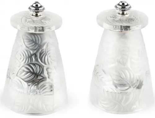 LALIQUE Zestaw młynków z kryształu Lalique 9 cm / PEUGEOT