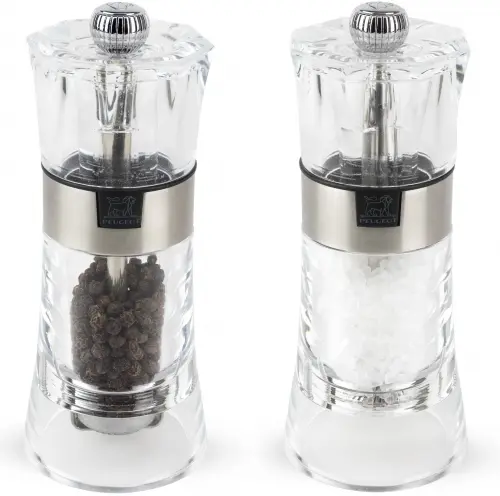 OSLO Zestaw młynków do soli i pieprzu 14 cm akryl / PEUGEOT