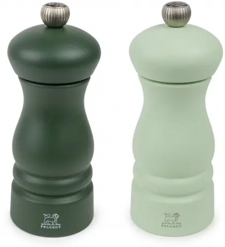 DUO CLERMONT Zestaw młynków 13cm Moss Green & Mint Green zielony / PEUGEOT