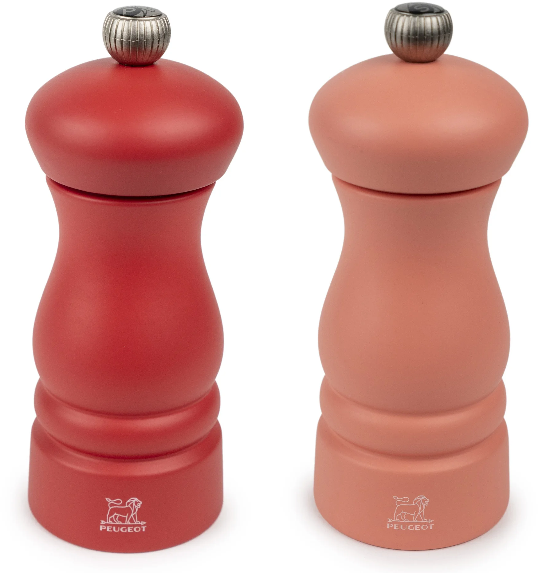 DUO CLERMONT Zestaw młynków 13cm Brick Red & Flame Red czerwony / PEUGEOT