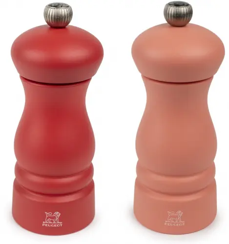 DUO CLERMONT Zestaw młynków 13cm Brick Red & Flame Red czerwony / PEUGEOT