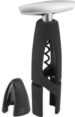 ALTAR Korkociąg z przecinaczem folii czarny / PEUGEOT