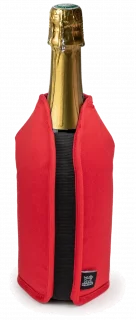 FRIZZ Cooler do wina czerwony, 23 cm / PEUGEOT