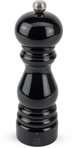 PARIS Młynek o soli 18 cm, czarny lakier, u-select