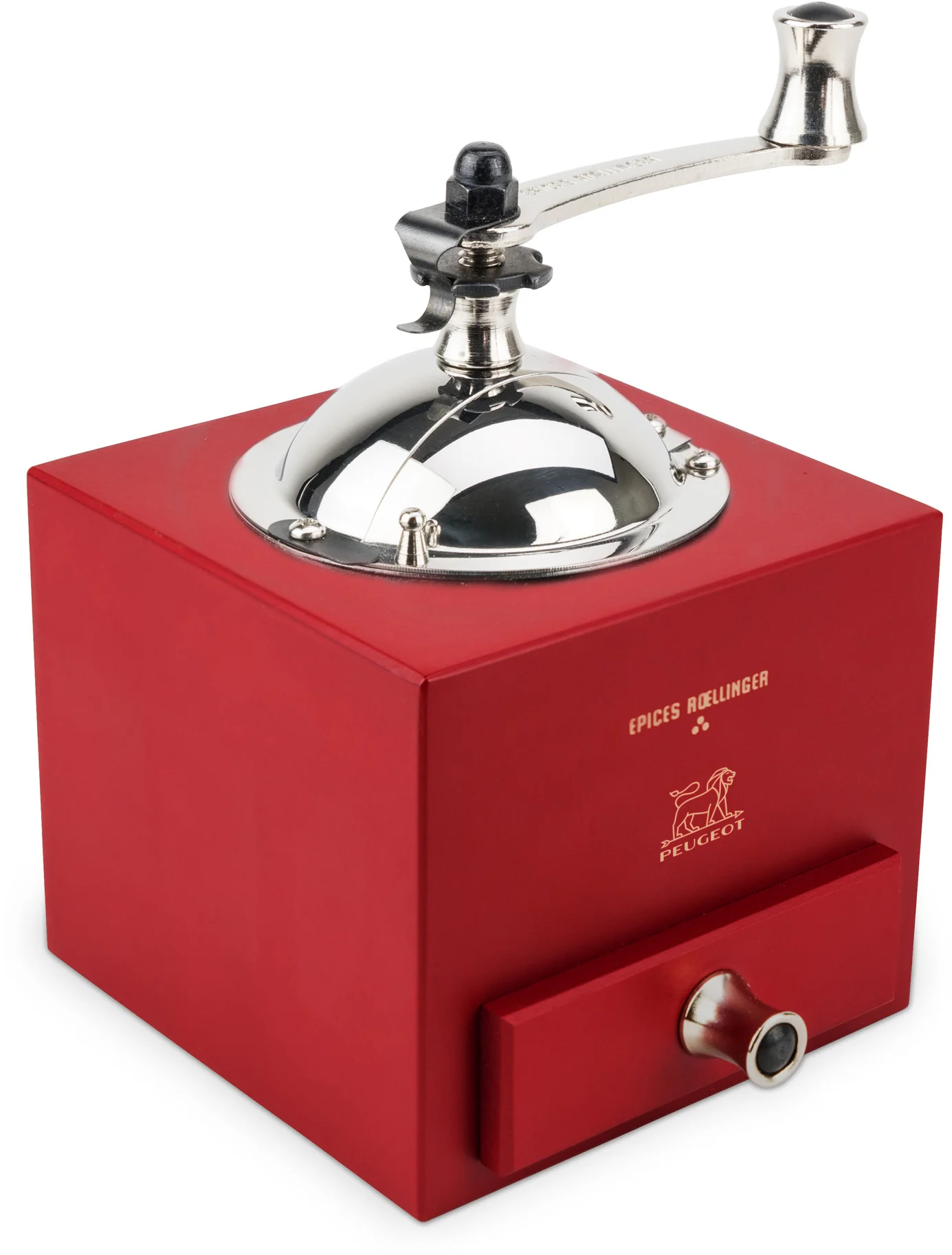 Le MOULIN D'OLIVIER ROELLINGER  Młynek do pieprzu 13 cm czerwony / PEUGEOT